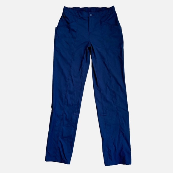 Patagonia Stone Navy Blue High Spy Lightweight Casual Active Pants Sz Women's 4 - Picture 12 of 13